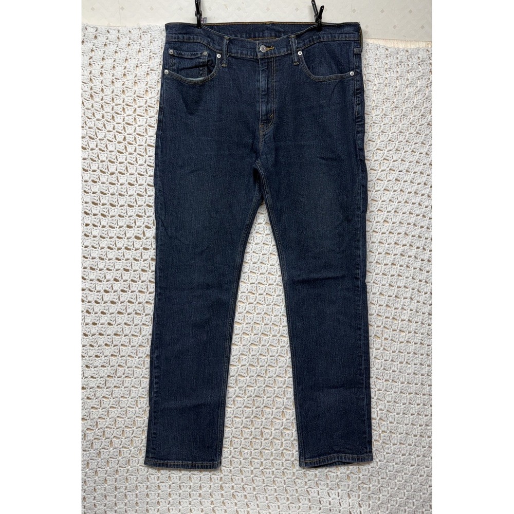 Levi's 511 Jeans Mens Tag 36x32 Blue Denim Slim Fit 99%Cotton Blend